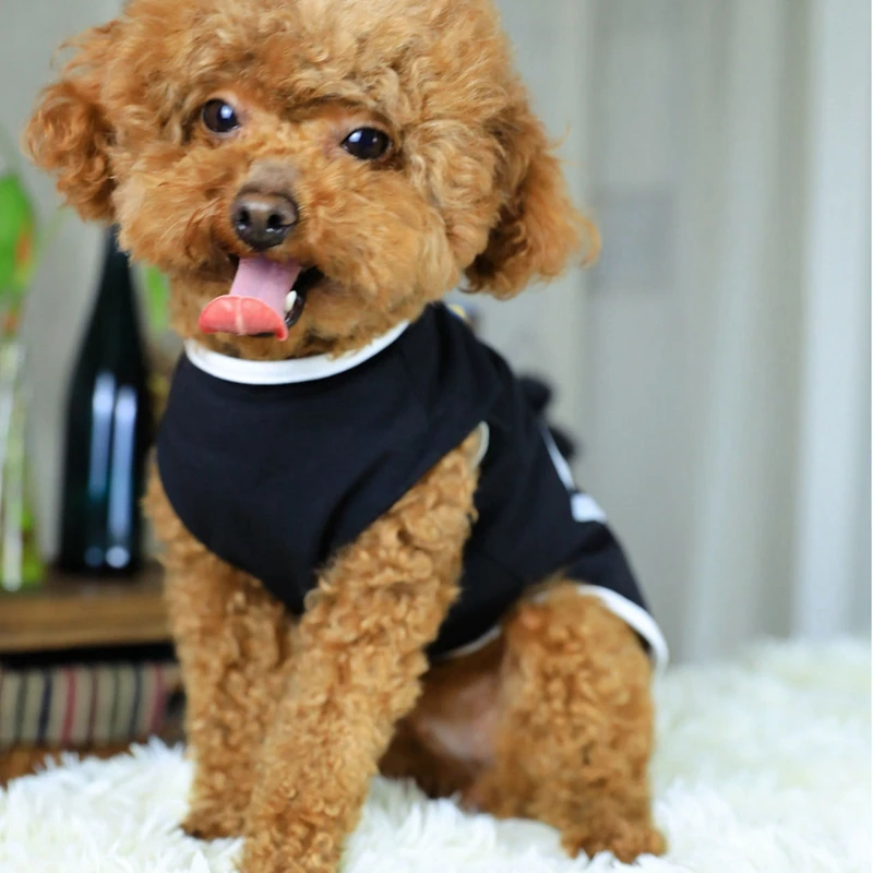 

Summer Fashion Printed Pet Dogs Clothes Costume Love Heart Claw Pattern Cotton Sleeveless Vest