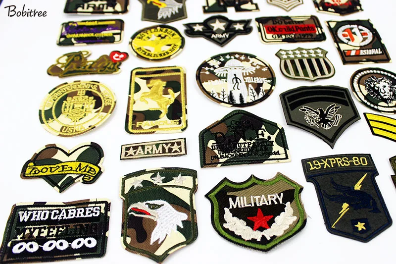 Uniform Military Patches Iron on Tactical Morale Army Badges Embroidery Appliques Clothes Decoration Sewing Supplies