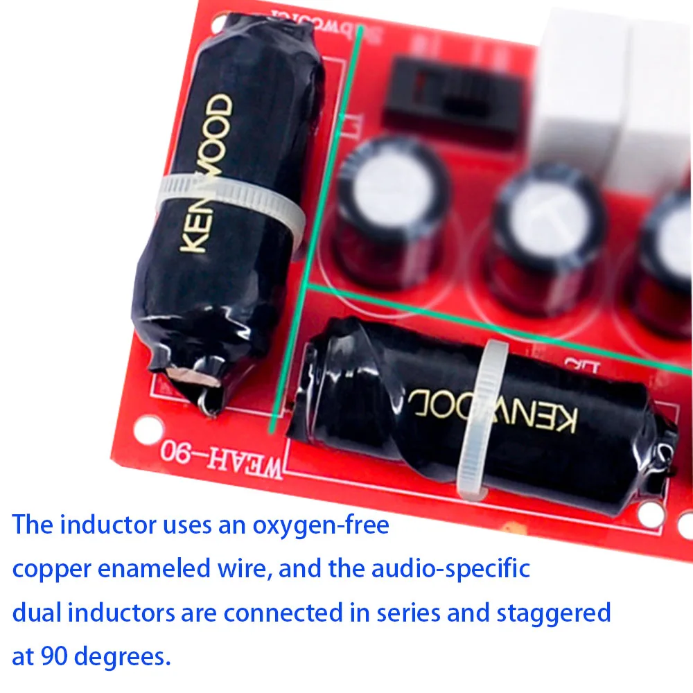 Tenghong Audio Speaker Crossover 200W 4/8Ohm Solderless Bass Woofer Frequency Divider Boards For Home Theater DIY |