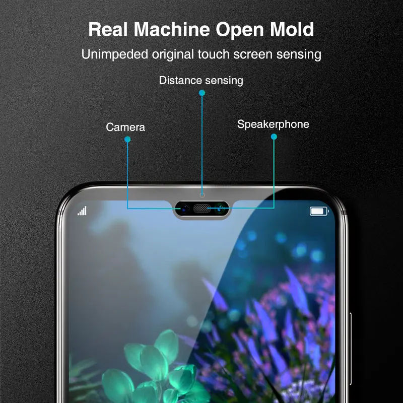 Защитное закаленное стекло 9D с закругленными краями для Huawei P20pro P30 lite Nova 4 3i Honor View