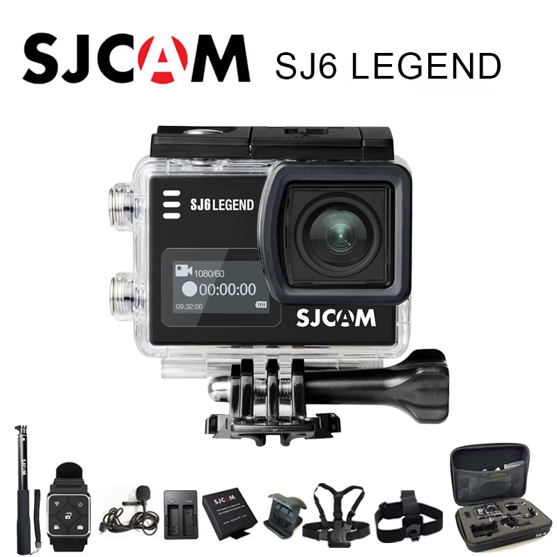 SJCAM SJ6 Legend 4 K Экшн камера спортивные DV Notavek 96660 2 0 &quotсенсорный экран дистанционного