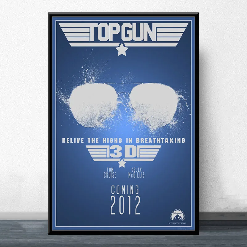 P389 Top Gun Classic Movie Art Painting Silk Canvas Poster Wall Home Decor | Дом и сад