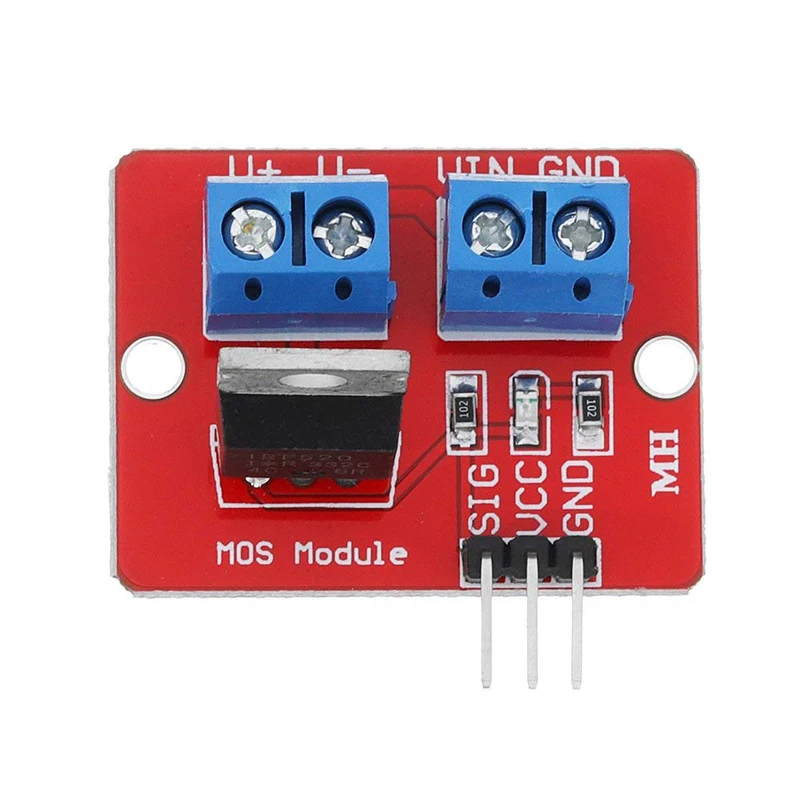 5 шт. 0-24 В верхняя кнопка Mosfet IRF520 драйвер MOS модуль для Arduino MCU ARM Raspberry pi 3 в-5 в Power PWM