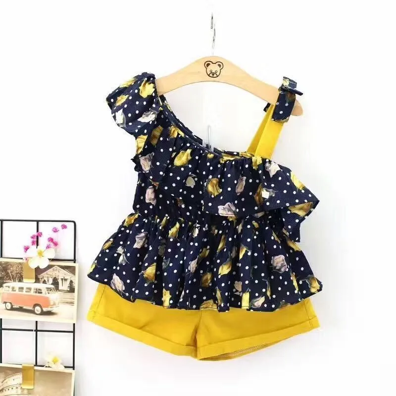 Комплект детской одежды MESOLO для девочек лето 2019|girls clothing|kids clothesgirls clothes |