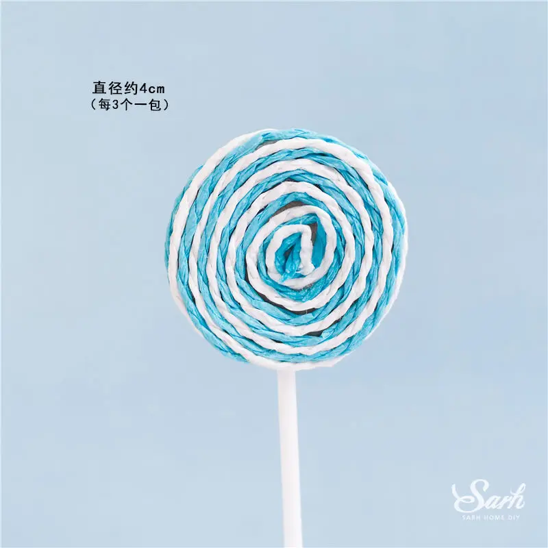 3pc paper lollipop Пара подруг украшения с днем рождения блестящая рука письмо торт Топпер для дня детей вечерние принадлежности прекрасные подарки - Цвет: 3pc paper lollipop