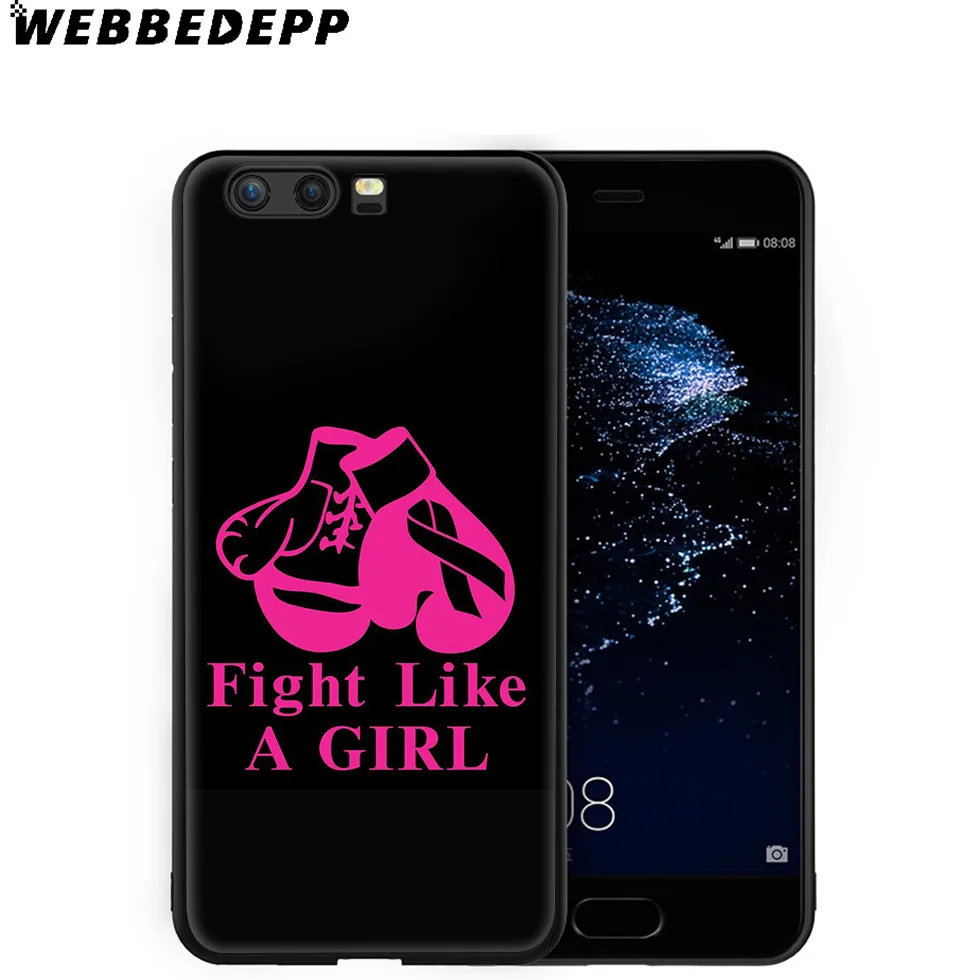 WEBBEDEPP Boxing Gloves Soft Case for Huawei P8 P9 P10 P20 P30 Lite Pro P Smart Z Plus 2019 Y6 Prime 2018 2017 Mini |