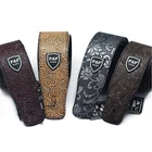 Ремешок из тисненой искусственной кожи для гитары, водонепроницаемый Мягкий ремень для гитары для мужчин, ремни для классической гитары, аксессуары для музыкальных инструментов