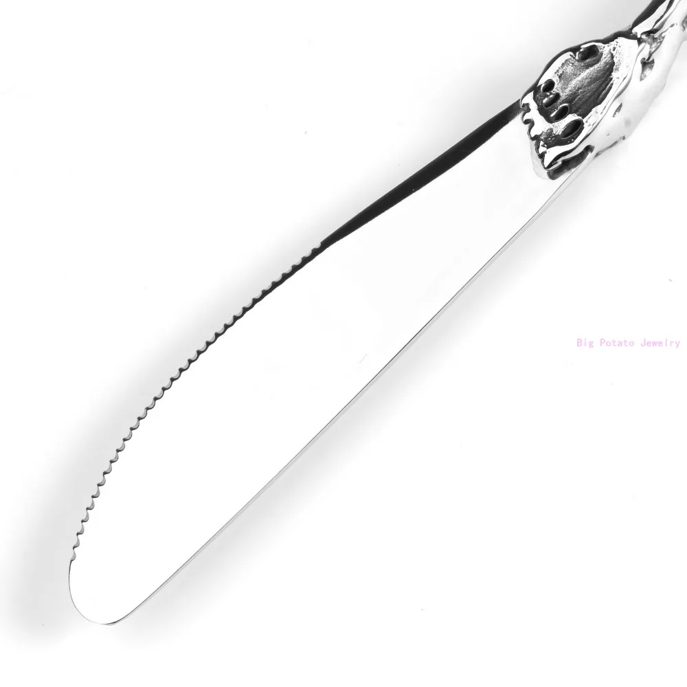 Оптовая продажа серебряный черный цвет нож нержавеющая сталь высокое качество