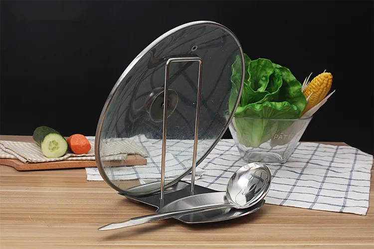 1 шт. подставка для кастрюли из нержавеющей стали с крышкой стойка держателем