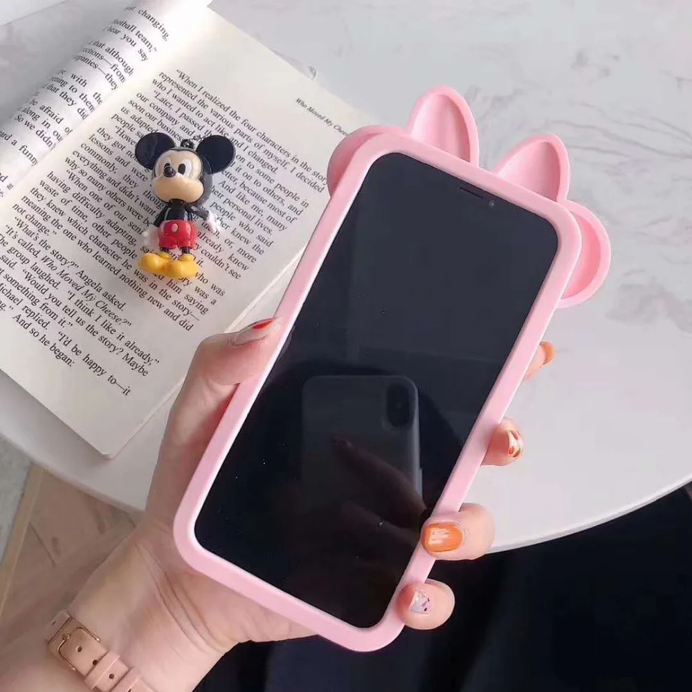 Зыбучие пески Минни назад для iPhone 6 6s 6plus плюс 7 8 Чехол X xs xr xamax чехол |