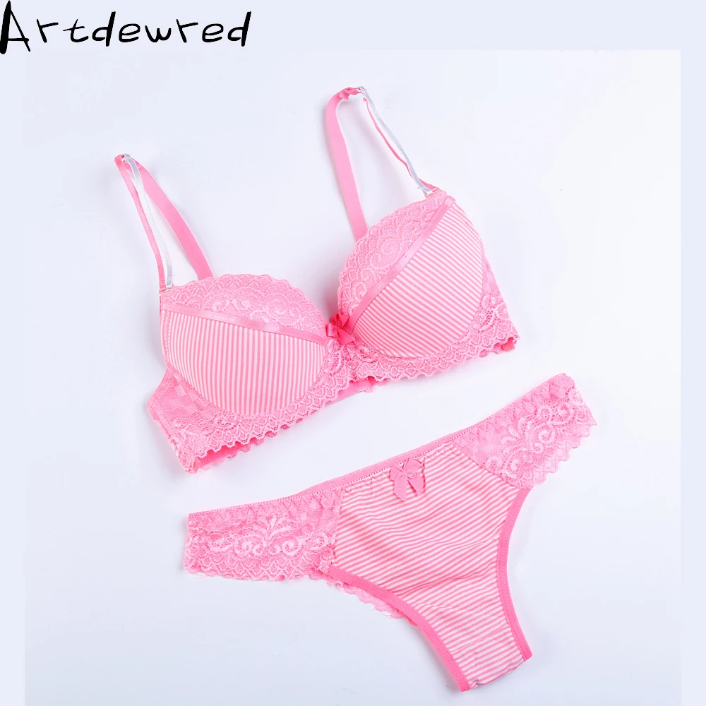 Artdewred бренд сексуальная девушка Для женщин Полосатый Принт мягкий пуш ап