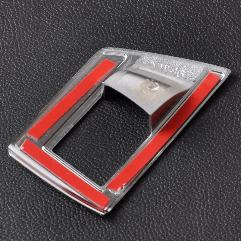 4 шт. серебристый хромированный дверной оконный переключатель панель отделка для