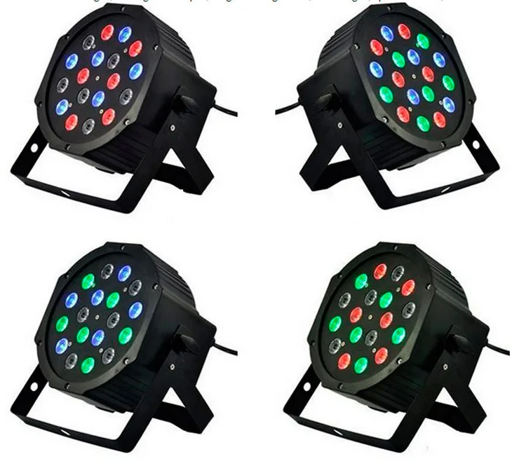 Сцсветильник Светодиодный прожектор RGB RGBW 18x3 Вт 12 активное DMX512 оборудование для