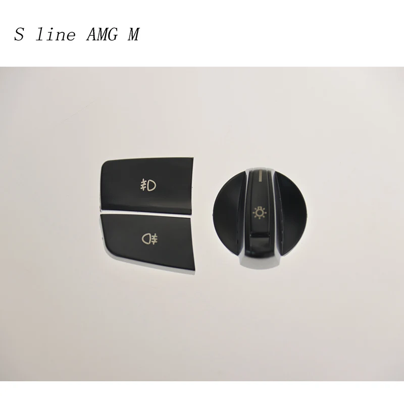 

Car styling For BMW X1 F48 X5 F15 X6 F16 Headlight Switch Buttons Decorative Frame Cover Interior Stickers Trim Auto Accessories