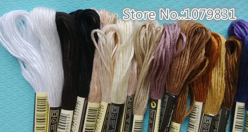 100 different similar DMC Colors embroidery threads hand thread cross stitch | Дом и сад
