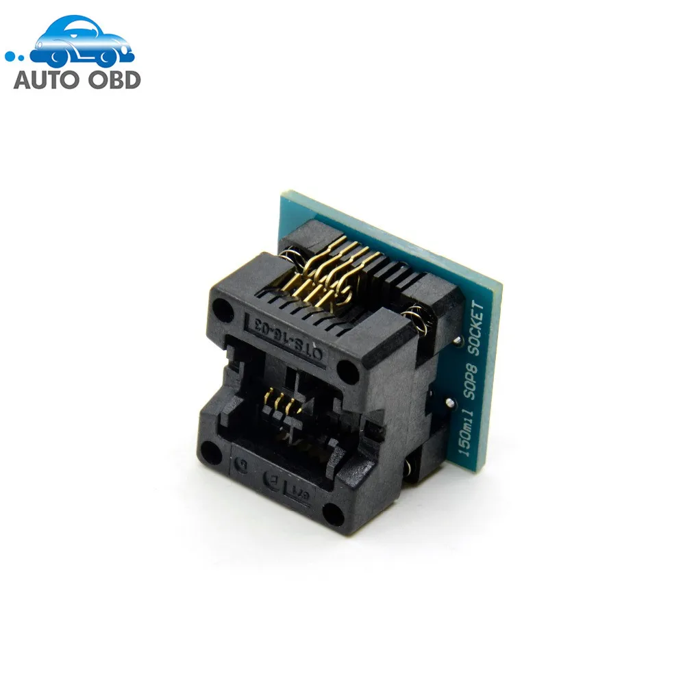 SOIC8 SOP8 для DIP8 адаптер программатора EZ гнездо модуля преобразователя 200mil разъем