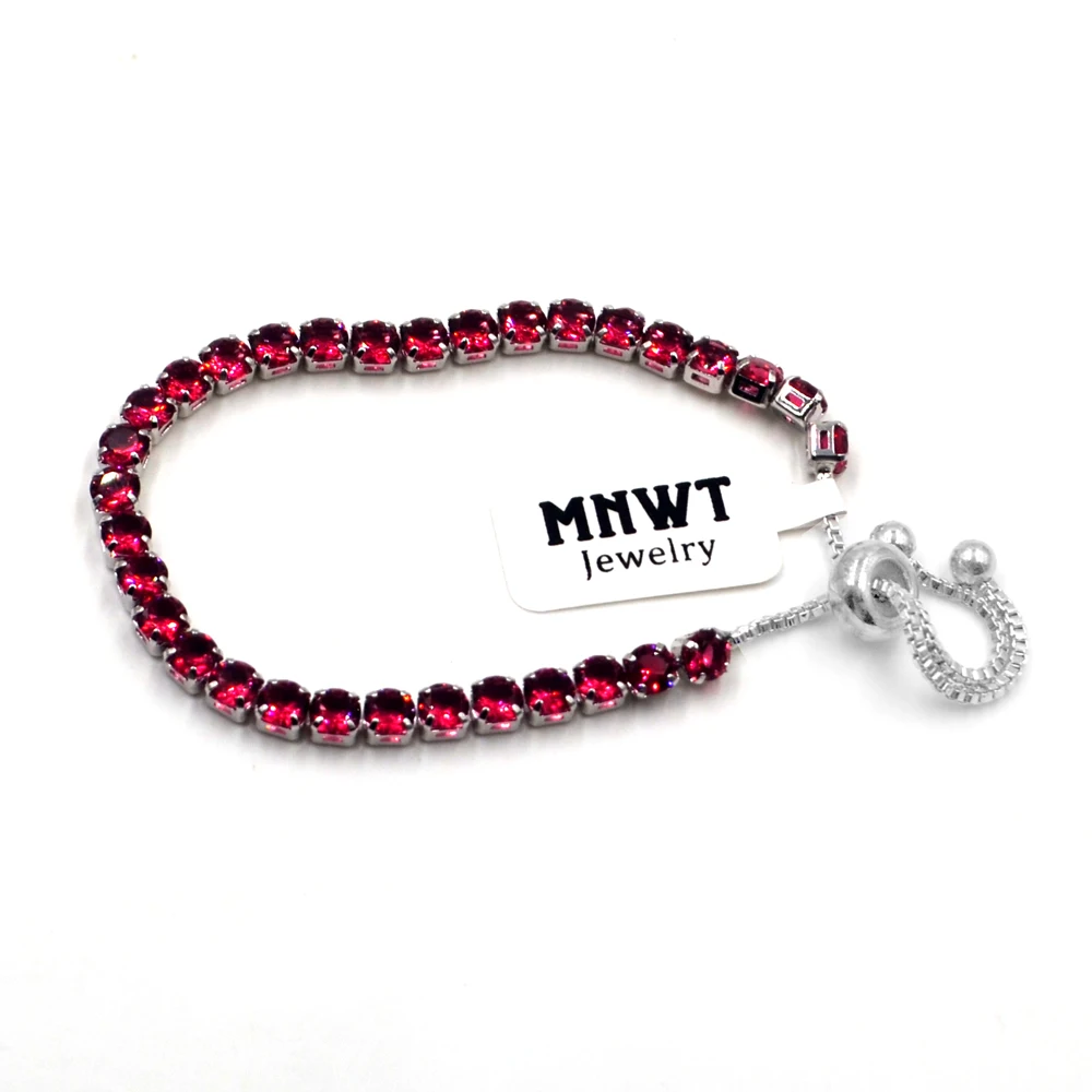 Женский Регулируемый браслет с фианитами 5 цветов | Украшения и аксессуары