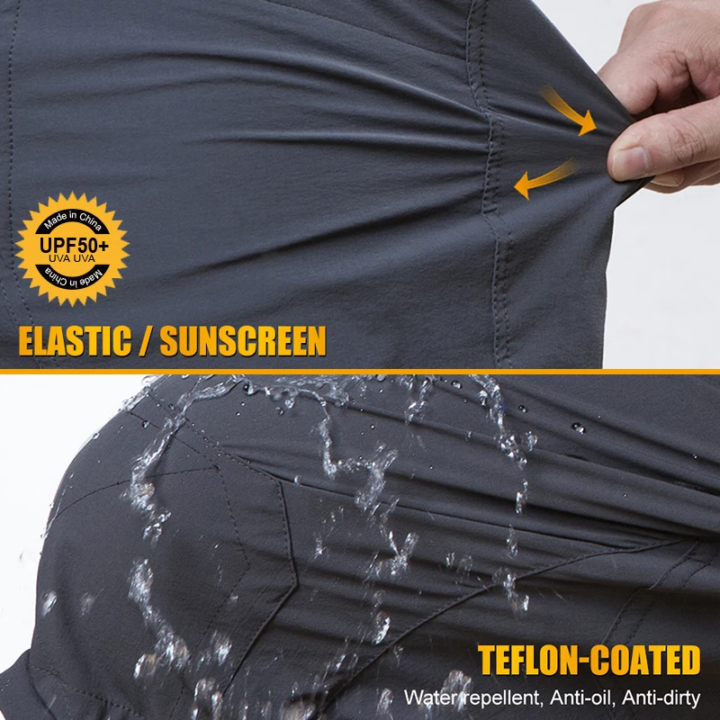 FREE SOLDIER outdoor sports climbing tactical military men's cropped trousers quick drying in summer lightweight and breathable|Шорты для