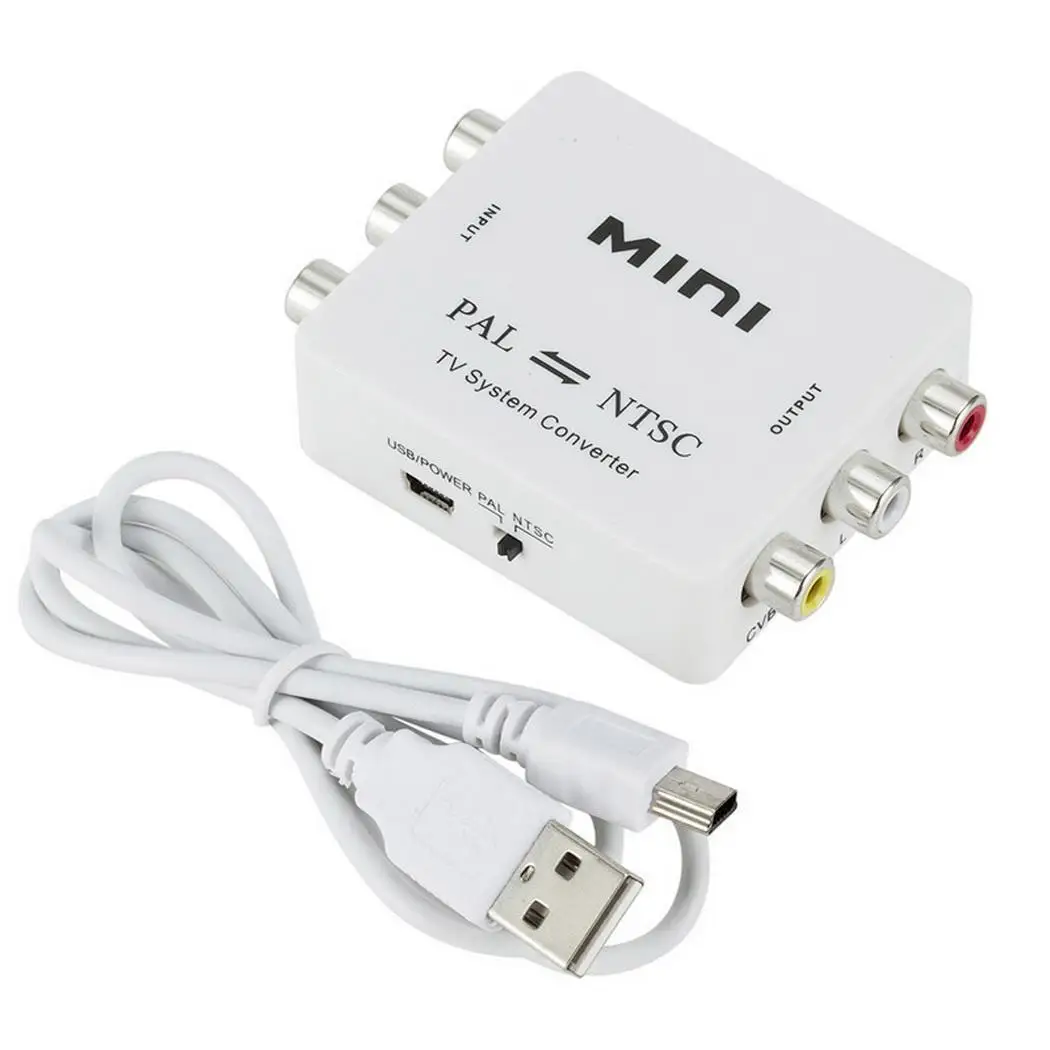 Мини DVD приставка для игровых консолей PAL к ТВ системе USB кабель NTSC конвертер