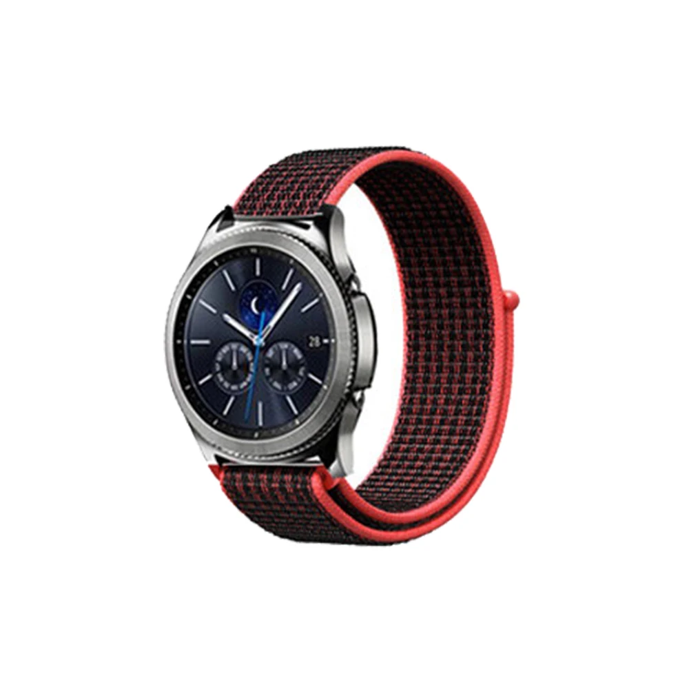 Нейлоновый ремешок для часов 22 мм 20 мм ремешок для huawei GT/Magic для samsung Galaxy Watch 46 мм/42 мм/Active для Amazfit Bip для Garmin 245