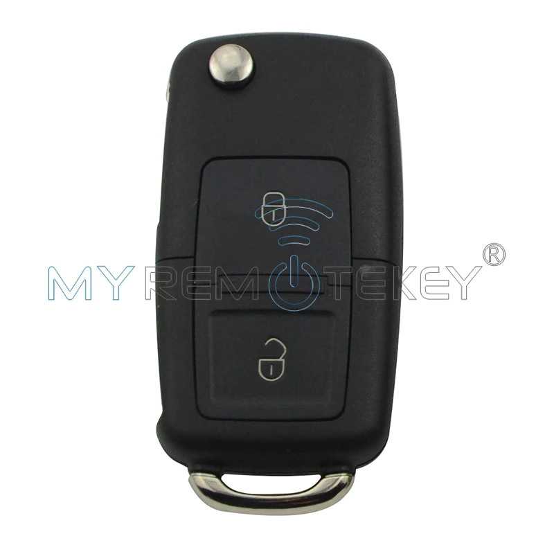 

Автомобильный Дистанционный ключ для VW Volkswagen Golf Passat Polo Skoda Seat 2000 2001 2002 2003 1J0959753N 2 кнопки 434 МГц ID48 чип remtekey