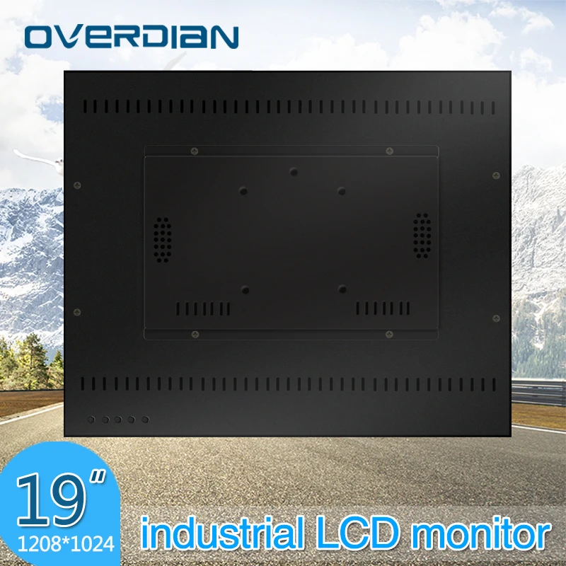 19 дюймов/19 &quotVGA/USB/HDMI интерфейс Промышленный контроль Lcd Сопротивление сенсорный