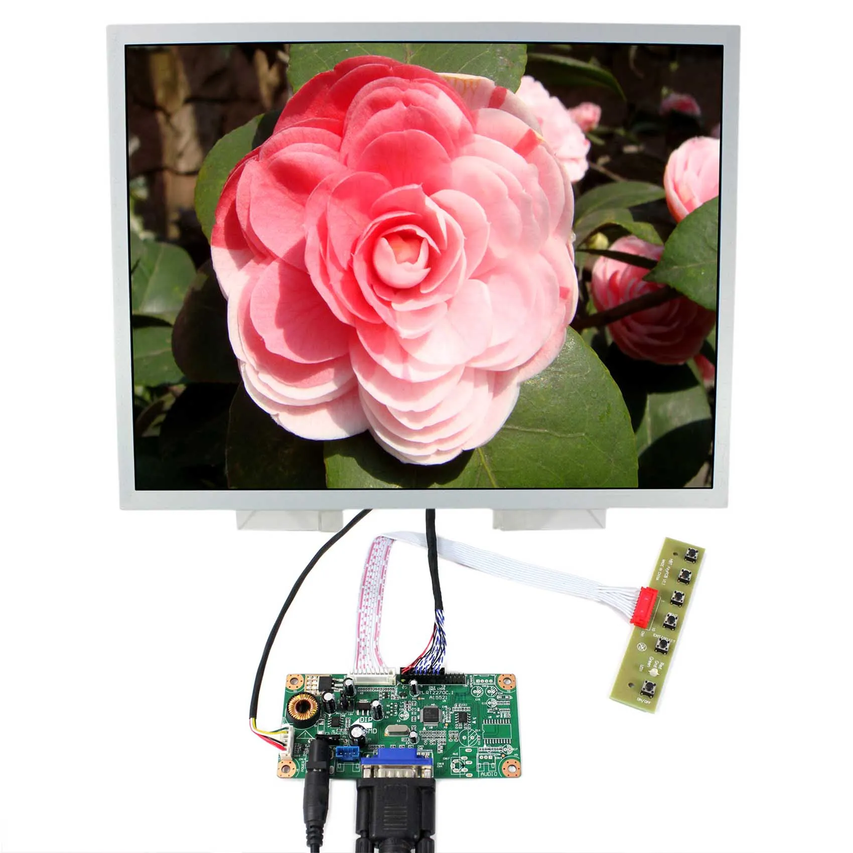 

Плата контроллера VGA для ЖК-дисплея 15 дюймов 1024x768 LQ150X1LG96 1050cd m2, ЖК-панель
