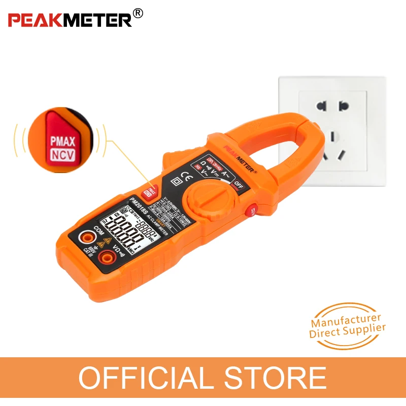 Умный измеритель зажимов PEAKMETER PM2018S портативный цифровой мультиметр переменного