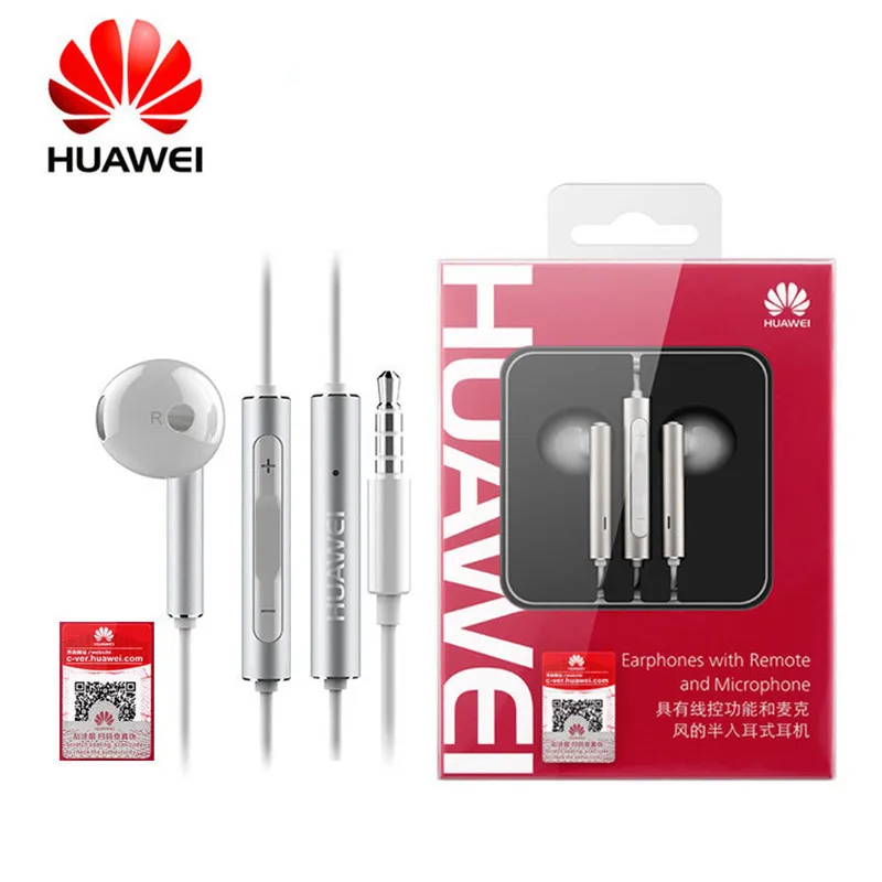 50 шт./лот оригинальный huawei AM116 3 5 мм наушники вкладыши с микрофоном для ПК Lite P7