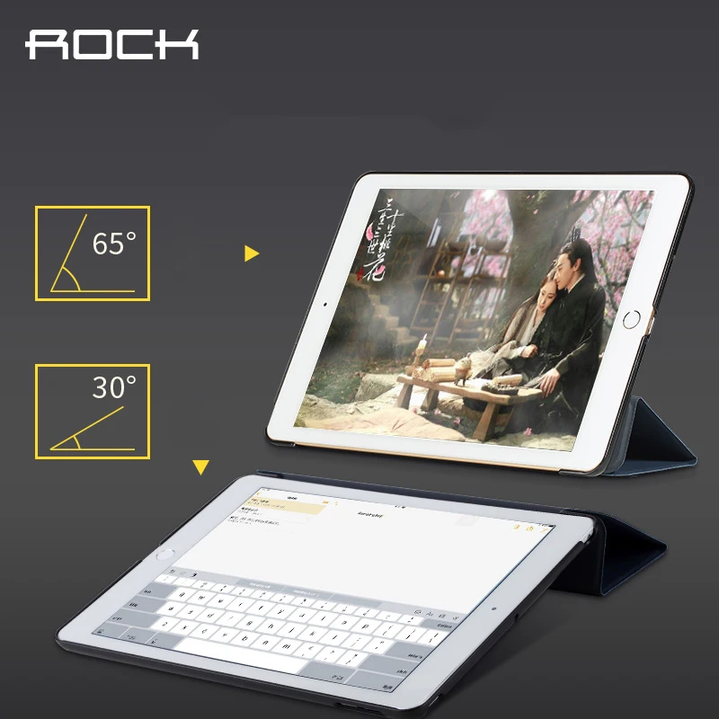 ROCK для iPad 2017 10 5 дюймов/для 2018 версия 9 7 дюймов Чехол планшетного ПК|Чехлы