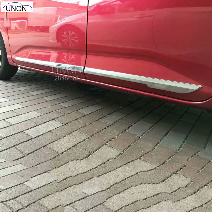 

Car Detector ABS Side Door Body Trim Stick Strip Molding Part 4pcs For Toyota Roomy 2018 2019