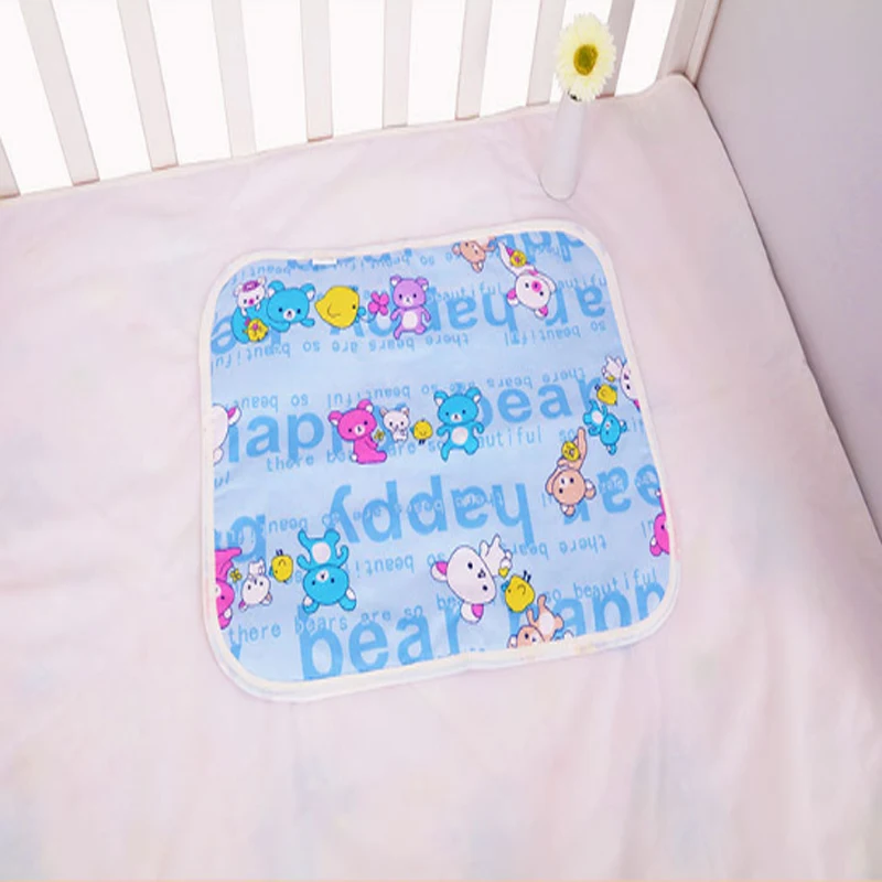 

Waterproof Mattress Protector Baby Diaper Changing Pad Newborn Baby Changing Mat Cotton+Waterproof EVA Layer Sheet Urine Mat
