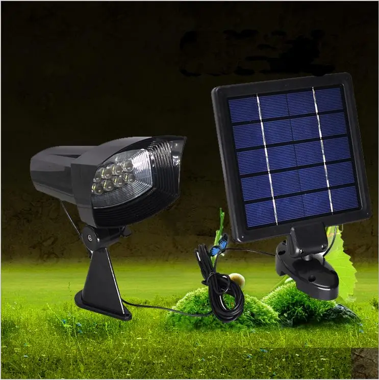 1 Pieces Ultra Bright 3W Cool White Solar LED Floodlights Solar Light Outdoor Garden Spotlights