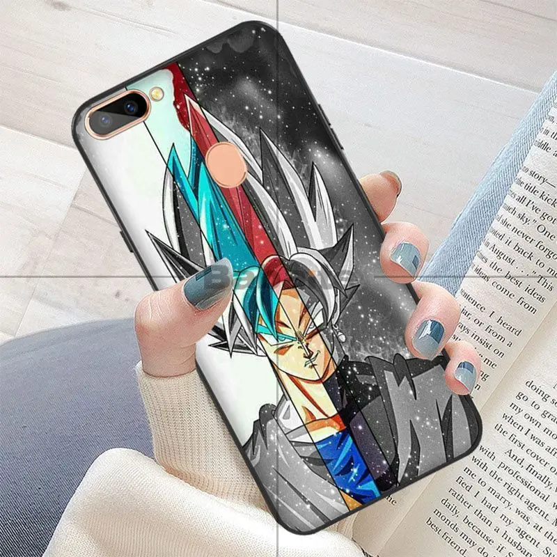 Babaite аниме Жемчуг дракона умный чехол черный мягкий для телефона OPPO R15 Mirror Dream R11S