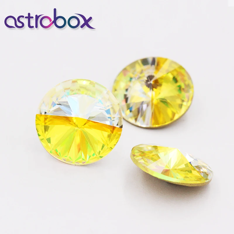 Стразы из хрустального стекла круглые камни для одежды Свободные на одежду