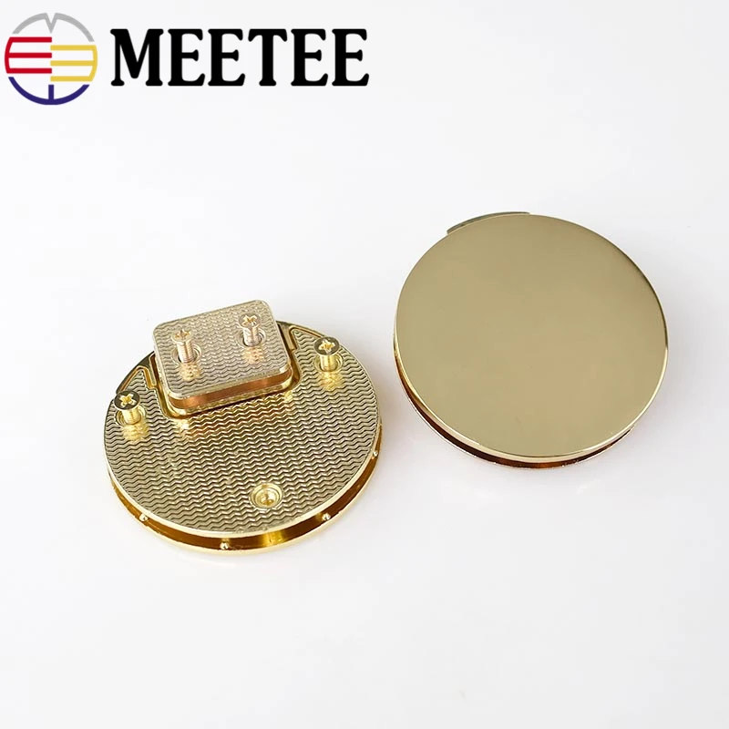 2 шт. Meetee Золотая сумка металлическая застежка Застежка Пряжка DIY сумки