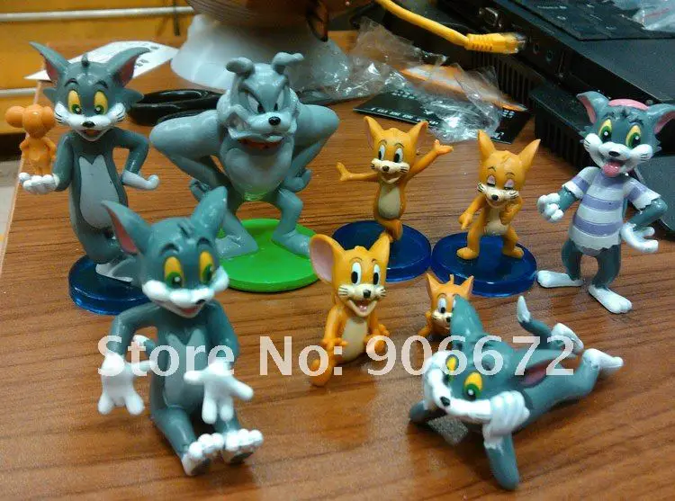 Tom and Jerry figure whole saler 7cm set of 8 PVC anime toy | Игрушки и хобби