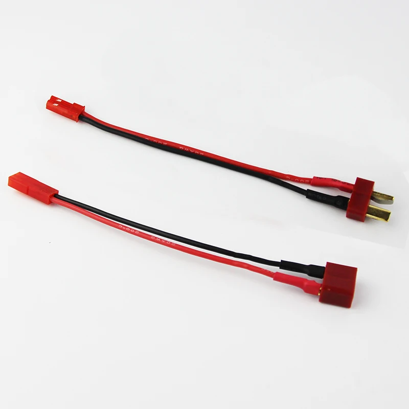100 шт. Т-образный переходник Deans к JST папа мама кабель адаптера 20awg 10 см 3 93 дюйма для