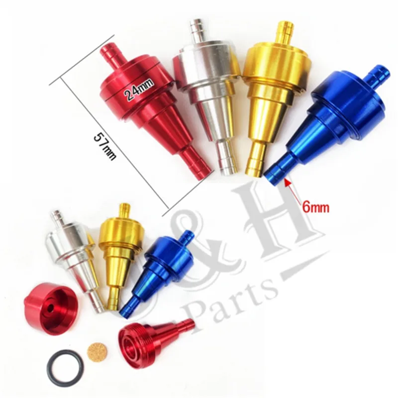 Мотоцикл изменение алюминиевый Бензин фильтр Съемная трицикл перекладину 57 мм x 6