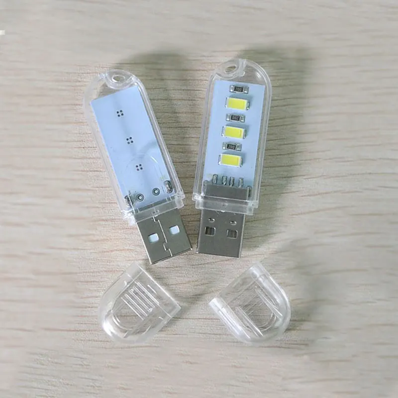 Светодиодная Ночная лампа Foxanon миниатюрный светильник с питанием от USB для чтения