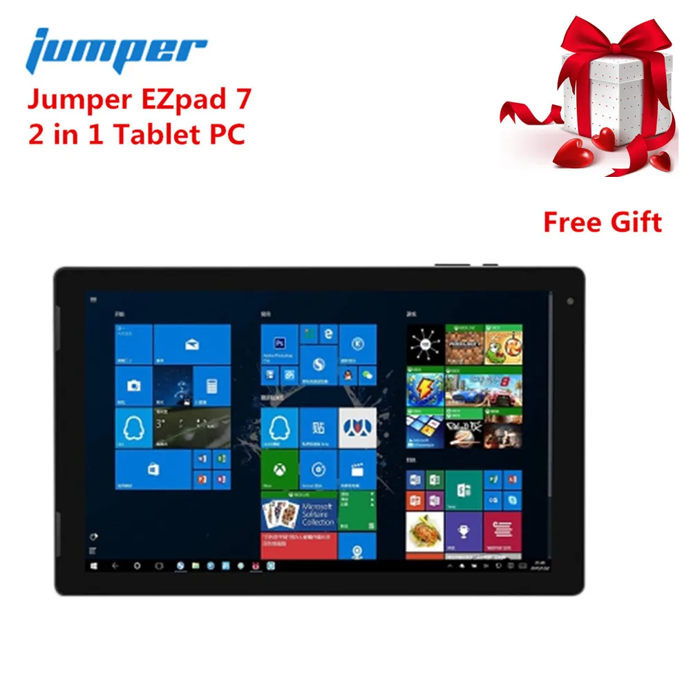 Новый джемпер EZpad 7 2 в 1 планшетный ПК 10 ips Windows Intel Cherry Trail Z8350 4 ядра 44 ГГц Гб