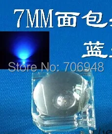 

mix 7mm blue piranha led diode superflux leds
