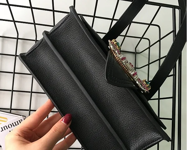 Хит лета 2017 модная женская сумка через плечо из натуральной кожи с жемчугом