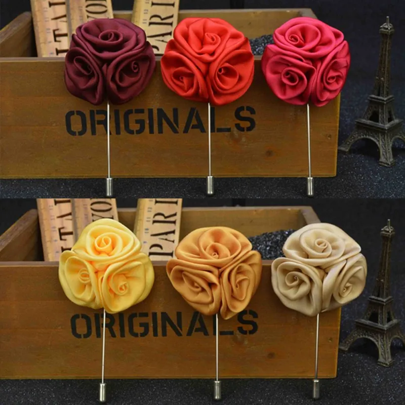 15 видов цветов бутоньерки с розами изготовленные вручную брошь-булавка для