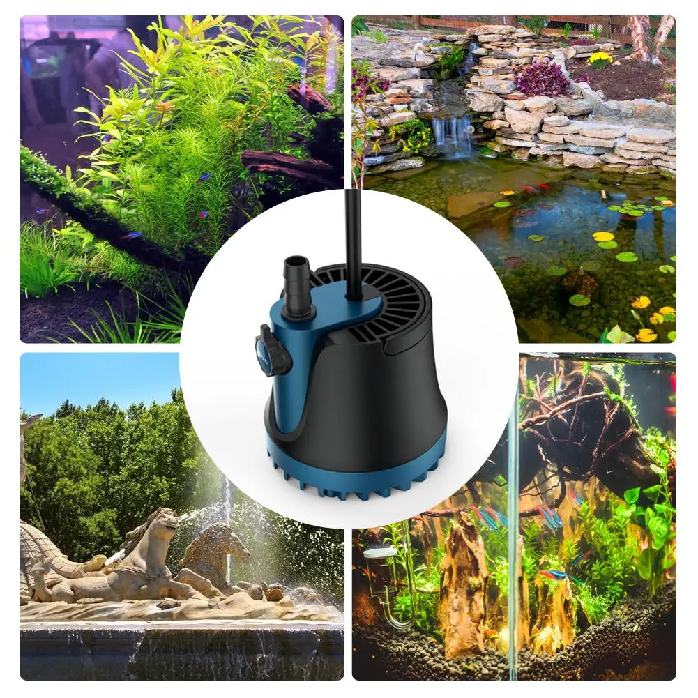 Погружной насос для аквариума керамический ротор тихий энергоэффективный