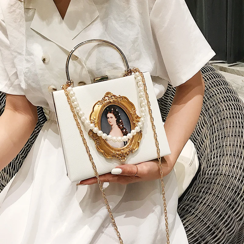 Сумка мессенджер Bolsos Mujer женская сумка через плечо с жемчужным принтом в стиле