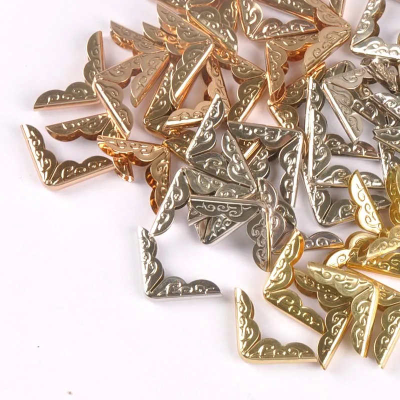 50 шт. металлические защитные уголки для книг фотоальбомов|Бамперы углов| |