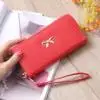 6 Роскошный браслет Для женщин Длинные сцепления Кошелек Большой Ёмкость кошельки женский кошелек леди кошельки телефон карман держатель для карт Carteras - Цвет: 6