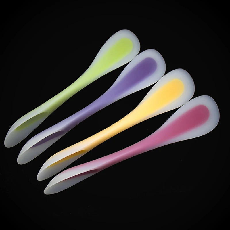 1 шт. двухсторонняя силиконовая шпатель шпатели для печенья скребок кондитерских