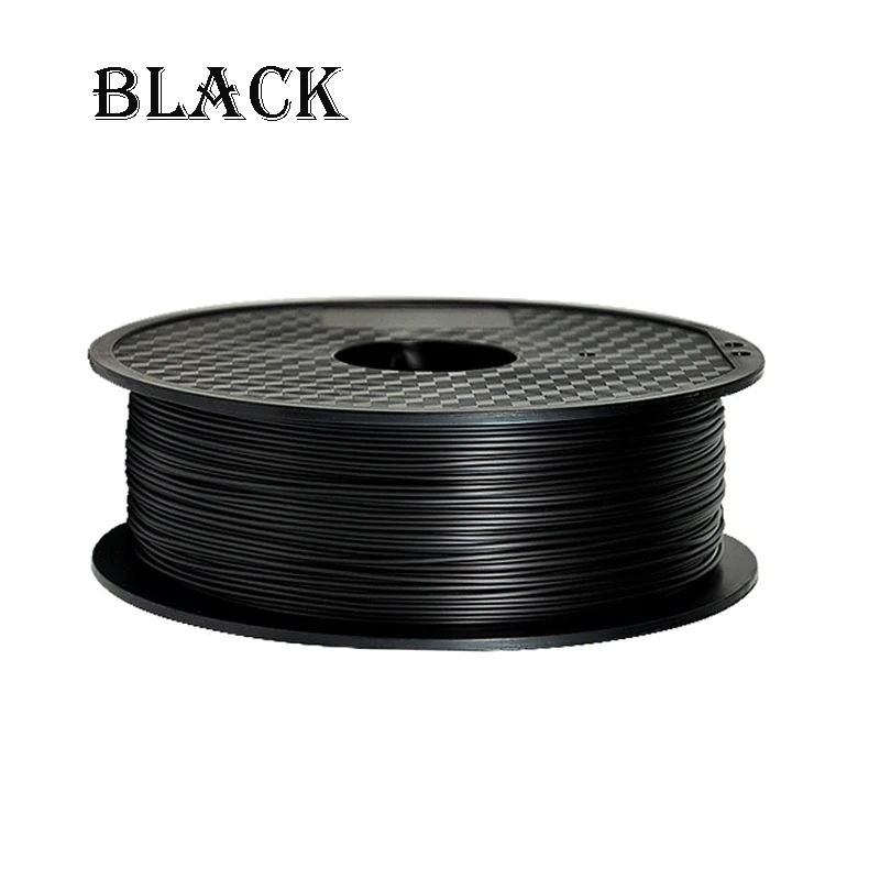 ABS Black Нить для 3D-принтера PLA ABS 1,75 мм 1 кг белый черный красный синий розовый зеленый фиолетовый желтый натуральный прозрачный - Цвет: ABS Black